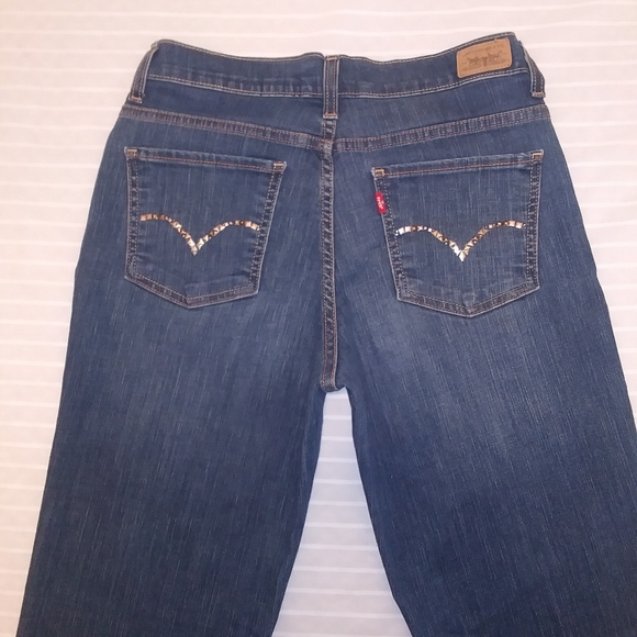 Levis 512 Women Bootcut Blue jeans - Picture 5 of 9